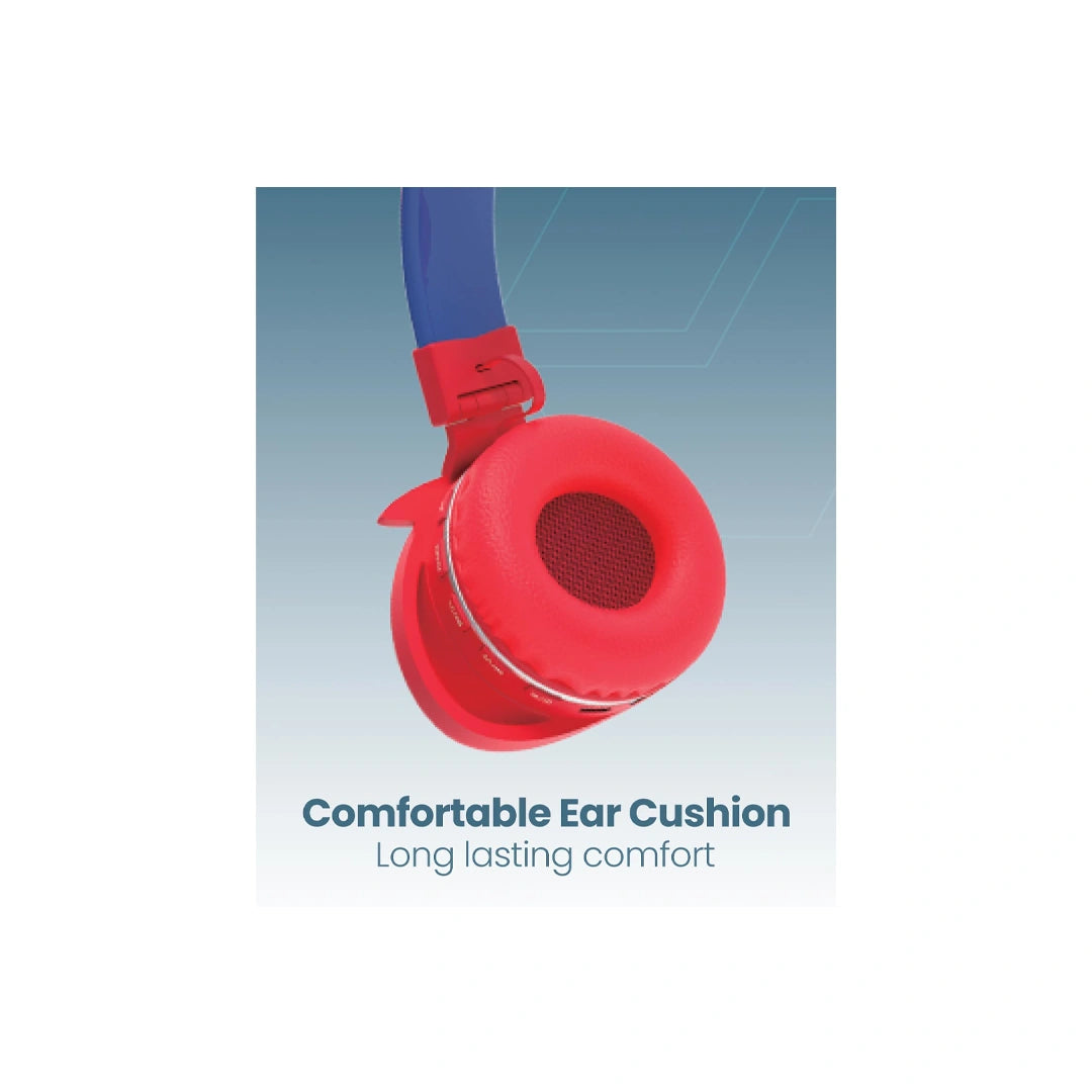 Moxedo Junior Bax Wireless On-Ear Headphones - Red in Qatar Moxedo Junior Bax Wireless On-Ear Headphones - Red in Qatar